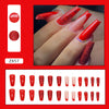 12 Sizes-24 Pcs Press On Nails Z657