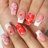 12 Sizes-24 Pcs Press On Nails Y487