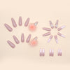 12 Sizes-24 Pcs Press On Nails Z565