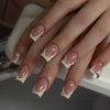 12 Sizes-24 Pcs Press On Nails BZ1417