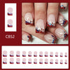 12 Sizes-24 PcsPress On Nails C852