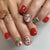 12 Sizes-24 Pcs Press On Nails C212