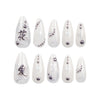 12 Sizes-24 Pcs Press On Nails JP2827