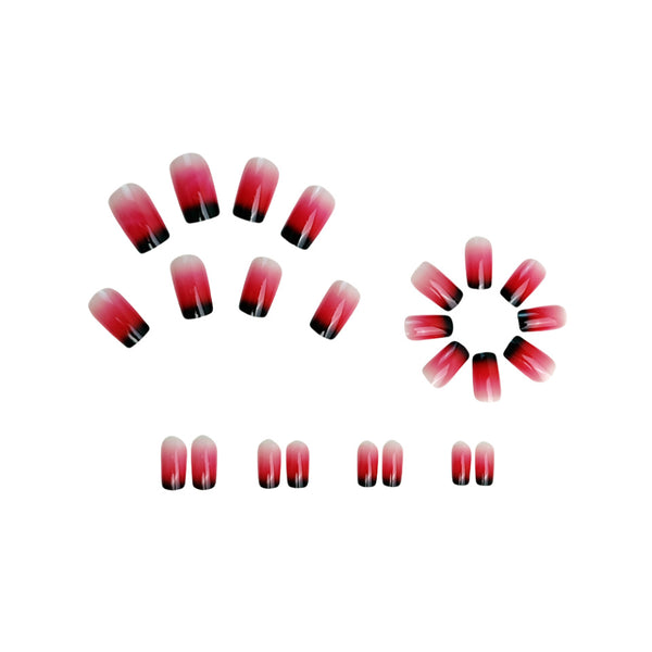 12 Sizes-24 Pcs Press On Nails Y438-2