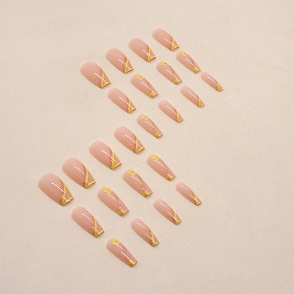 12 Sizes-24 Pcs Press On Nails W846