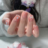 12 Sizes-24 Pcs Press On Nails JP3121