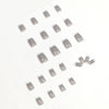 12 Sizes-24 Pcs Press On Nails JP1085