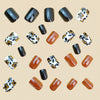 12 Sizes-24 Pcs Press On Nails Y096