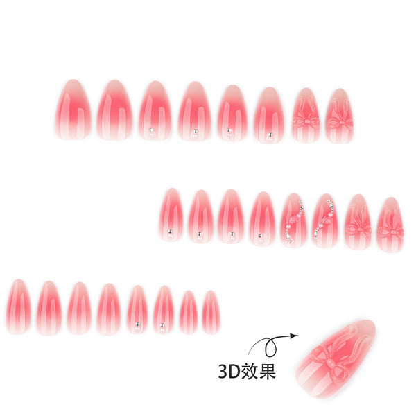 12 Sizes-24 Pcs Press On Nails JP4149