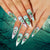 12 Sizes-24 Pcs Press On Nails JP2517
