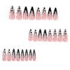 12 Sizes-24 Pcs Press On Nails JP3591
