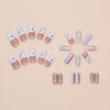 12 Sizes-24 Pcs Press On Nails W1692