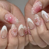 12 Sizes-24 Pcs Press On Nails JP4022