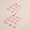12 Sizes-24 Pcs Press On Nails W1144