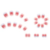 12 Sizes-24 Pcs Press On Nails R436