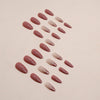 12 Sizes-24 Pcs Press On Nails W1196