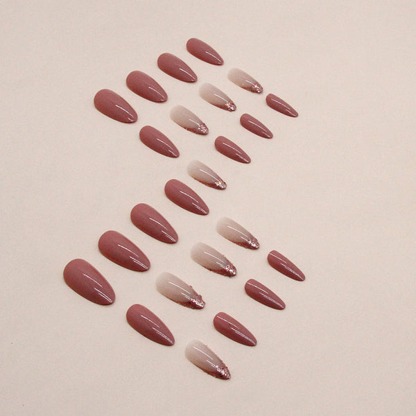 12 Sizes-24 Pcs Press On Nails W1196