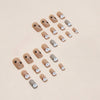 12 Sizes-24 Pcs Press On Nails W773