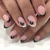 12 Sizes-24 Pcs Press On Nails JP3759