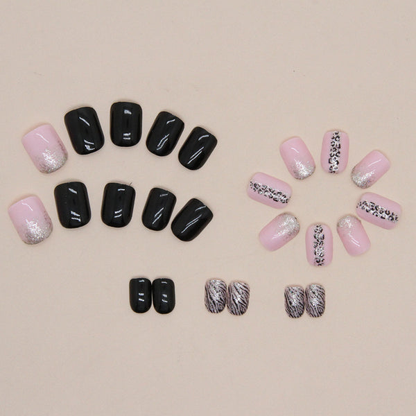12 Sizes-24 Pcs Press On Nails W637