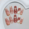 12 Sizes-24 Pcs Press On Nails R978