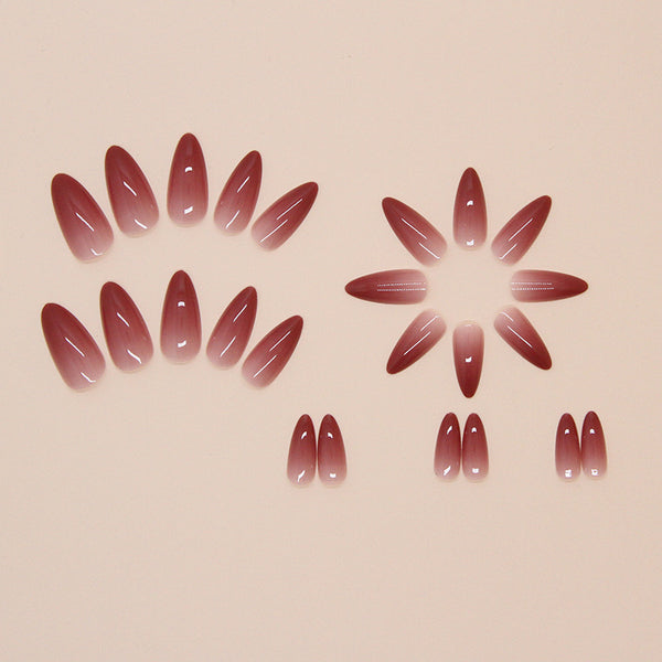 12 Sizes-24 Pcs Press On Nails W1656