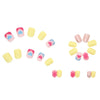 12 Sizes-24 Pcs Press On Nails R428