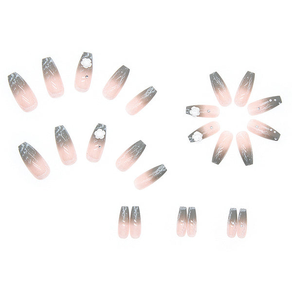 12 Sizes-24 Pcs Press On Nails Z328