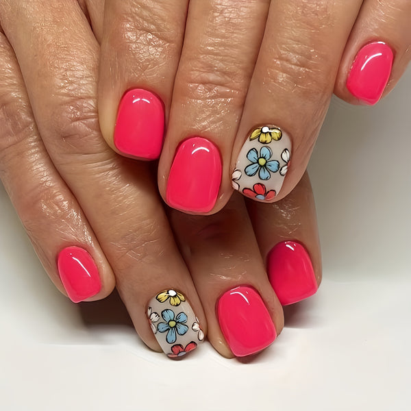 12 Sizes-24 Pcs Press On Nails Y094