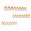 12 Sizes-24 Pcs Press On Nails DIY44