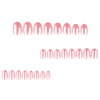 12 Sizes-24 Pcs Press On Nails JP4195
