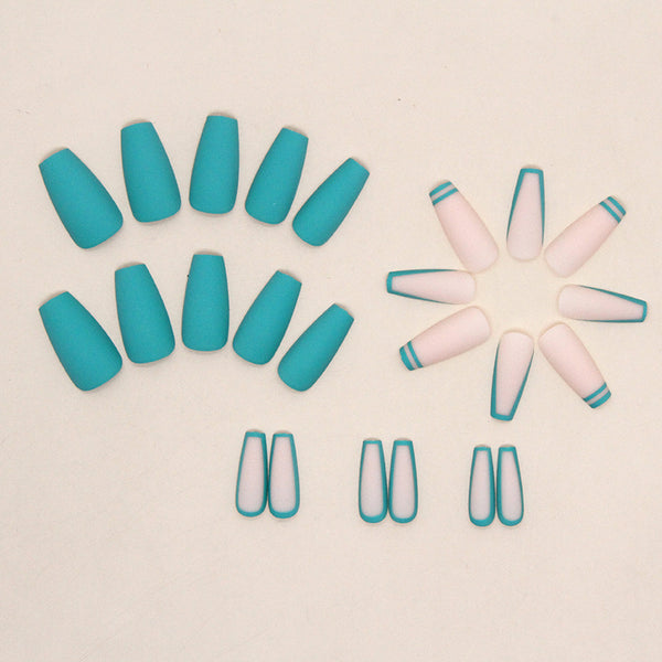 12 Sizes-24 Pcs Press On Nails W852