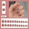 12 Sizes-24 Pcs Press On Nails R321