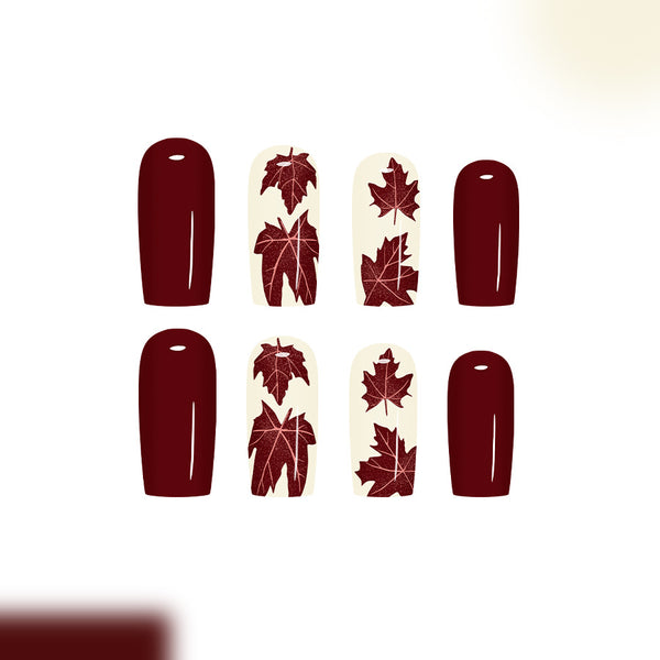 12 Sizes-24 Pcs Press On Nails C1178