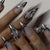 12 Sizes-24 Pcs Press On Nails JP3442