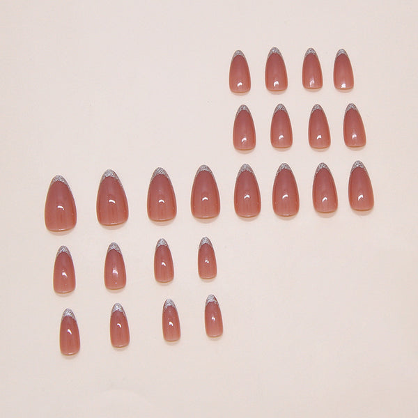 12 Sizes-24 Pcs Press On Nails W2208