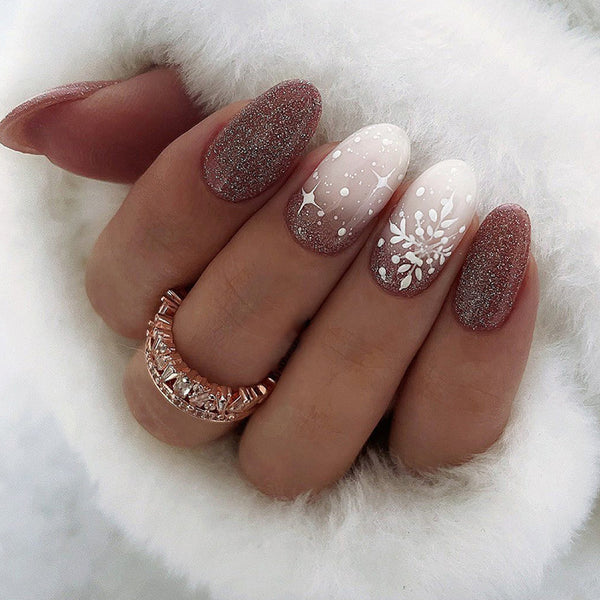 12 Sizes-24 Pcs Press On Nails W934