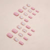 12 Sizes-24 Pcs Press On Nails W1467