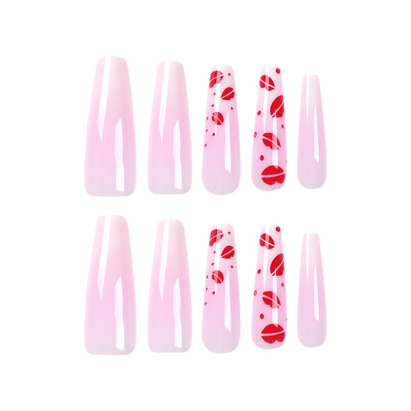 12 Sizes-24 Pcs Press On Nails JP2729