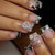 12 Sizes-24 Pcs Press On Nails K217