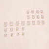 12 Sizes-24 Pcs Press On Nails W2018