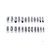12 Sizes-24 Pcs Press On Nails Y189
