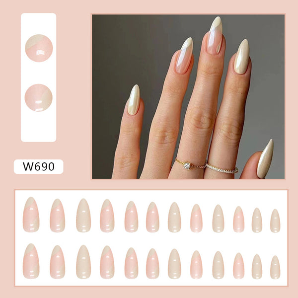 12 Sizes-24 Pcs Press On Nails W690