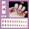 12 Sizes-24 Pcs Press On Nails R721
