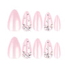 12 Sizes-24 Pcs Press On Nails JP4091