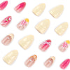 12 Sizes-24 Pcs Press On Nails JP3902