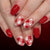 12 Sizes-24 Pcs Press On Nails C1511