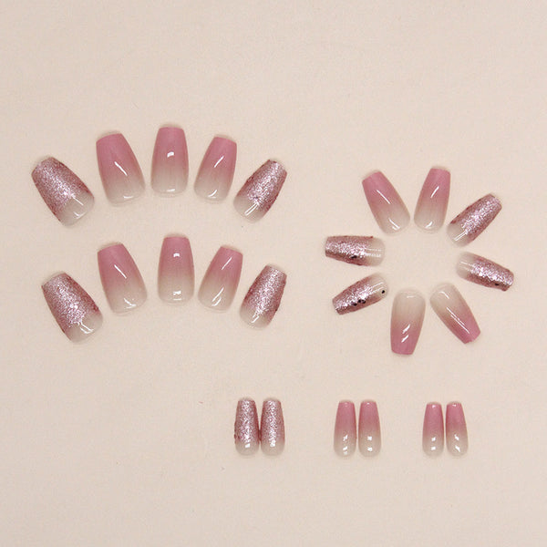 12 Sizes-24 Pcs Press On Nails W1217
