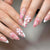 12 Sizes-24 Pcs Press On Nails C1038
