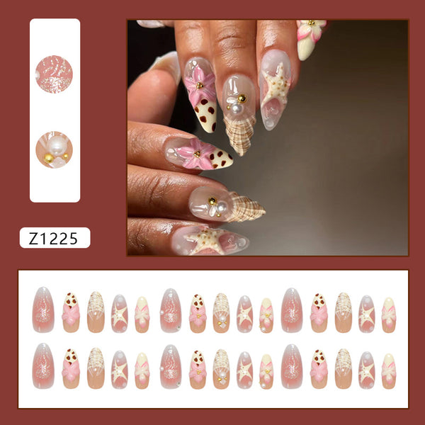 30 Pcs Press On Nails Z1225